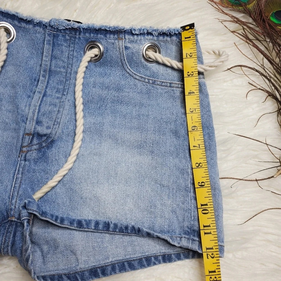 Diesel Denim Shorts With Rope Belt - Picture 5 of 11